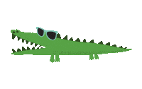 Summer Alligator Sticker by Hello Bello