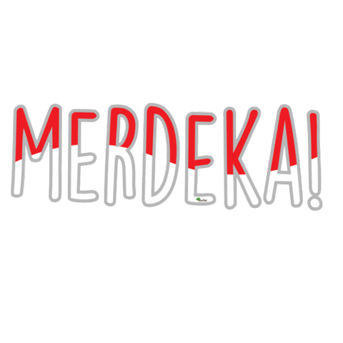 Independence Day Typography Sticker by Life In Treetop