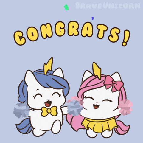 Well Done Bravo GIF by Brave Unicorn