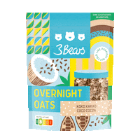 3bearsporridge rainbow kalt porridge hafer Sticker