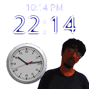10Pm Sticker