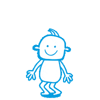 Wasko_Kinderopvang ko roze blauw kinderopvang Sticker