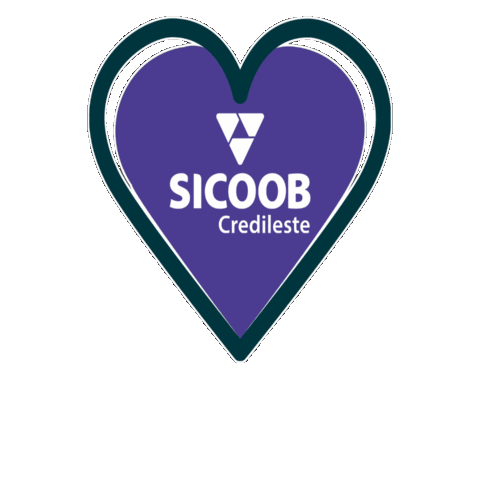 Coracao Sticker by sicoob credileste