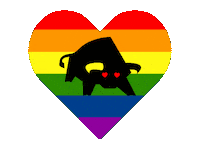 Heart Rainbow Sticker by PREFA