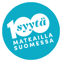 dqcomms travel 100 suomi matkailu Sticker