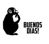 buen dia Sticker by Golden Monkey