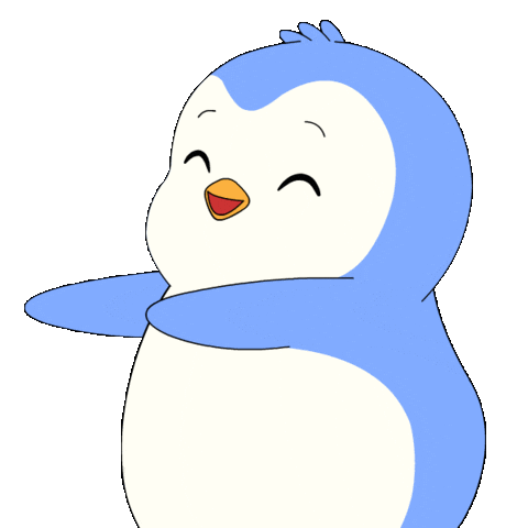 Happy Oh Yeah Sticker by Pudgy Penguins