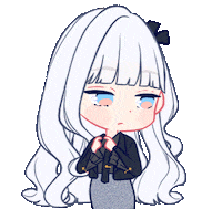 clairelle anime girl sorry oops Sticker