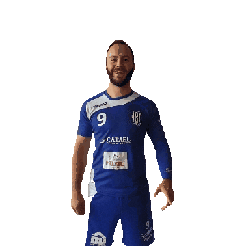 HandbalclubIzegem giphyupload handball bluewhitedynamite handbalclubizegem Sticker
