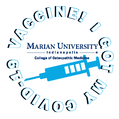 Shot Vaccine Sticker by Marian University