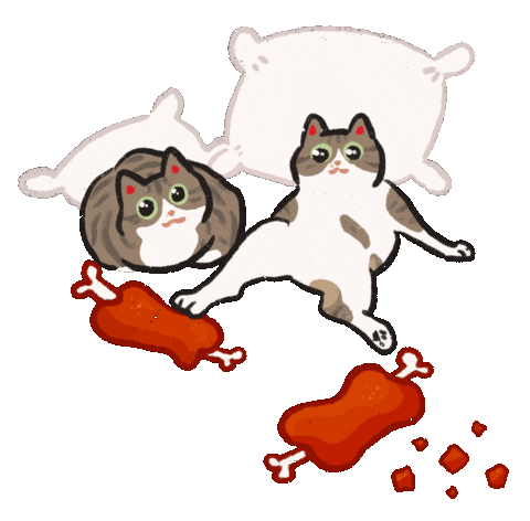 Meat Tabby Sticker