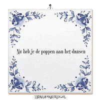 Drama Spanning Sticker by Tegelspreuken.nl