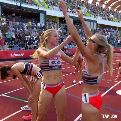Happy Track And Field GIF by Team USA