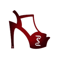 polesweetpole heels platform high heels sandal Sticker