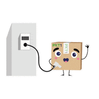 Caja Electrolinera Sticker by PKT1 centro de envíos