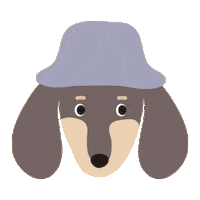 Dog Look Sticker