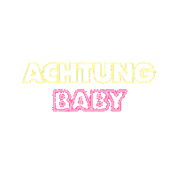 Achtung Baby Sticker by U2