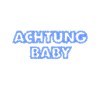 Achtung Baby Sticker by U2