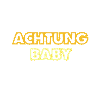 Achtung Baby Sticker by U2