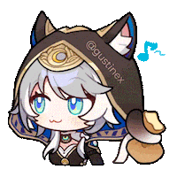 Happy Cat Girl Sticker