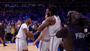 New York Knicks Win GIF by NBA