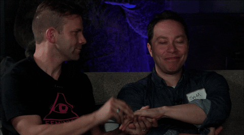 jointeamalpha giphyupload reaction react nerd GIF