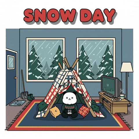 Snow Day Holiday Season GIF by Kanpai Pandas
