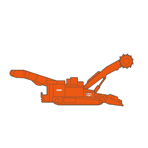 komatsumining truck construction mining shovel Sticker