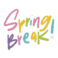 Spring Break Mood Sticker