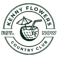 Golfing Country Club Sticker by Kenny Flowers