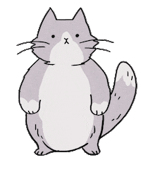 Full Monty Cat Sticker