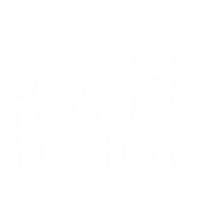 Celebrate Happy Birthday Sticker