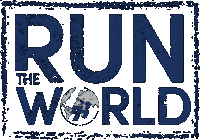 Run The World Running Sticker by Racemate