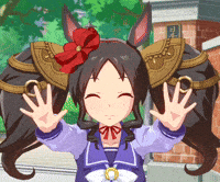 Waving Uma Musume Pretty Derby GIF