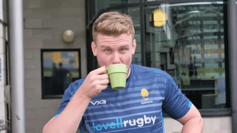 cup of tea pinky GIF by Worcester Warriors