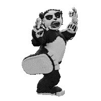 Panda Madness Sticker by Endangered Labs