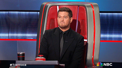 Michael Buble Shrug GIF by The Voice