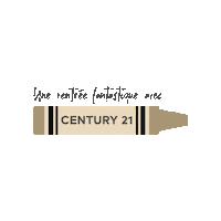 Back To School C21 Sticker by CENTURY 21 Benelux