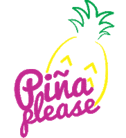 Summer Pina Sticker by Pineapple & Pink