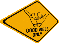 danteespinocle surf good vibes Sticker