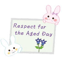 Rabbit Grandpa Sticker