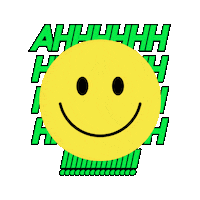 Happy Smiley Face Sticker