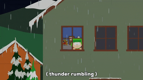 raining kyle broflovski GIF by South Park 