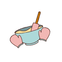 llbrigadeiros cake bolo producao luva Sticker