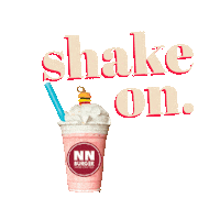 Shake Milkshake Sticker by NN Burger