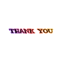 Rainbow Thank You Sticker