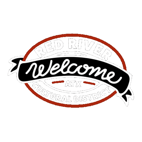 redriverculturaldistrict austin live music atx austin texas Sticker