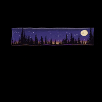 Vintpagesmoon stars moon glitter washitape GIF