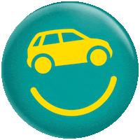Fun Smile Sticker by Sunny Cars Mietwagen