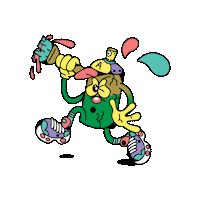 Art Paint Sticker by AusterSpray